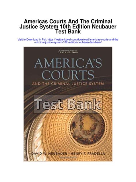 americas courts and the criminal justice system 10th edition pdf Kindle Editon